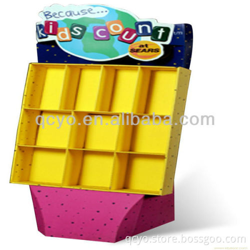 QCY-Z-G014 high quality for supermarket use colorful acrylic toy display